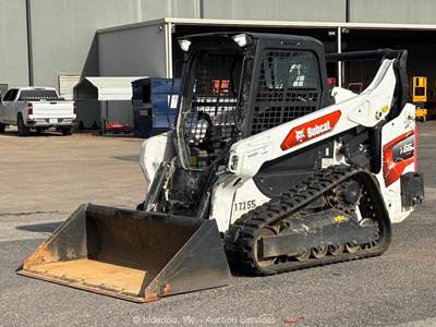 2022 Bobcat T66 Skid Steer Crawler Track Loader Loader Aux Hyd Bucket bidadoo
