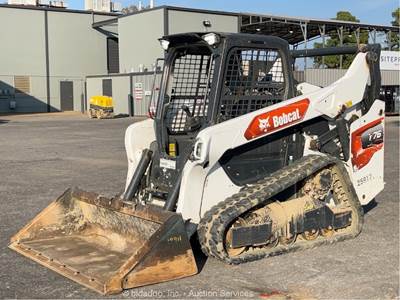 2023 Bobcat T76 Skid Steer Track Loader Crawler 74" Bucket Auxiliary Hyd bidadoo