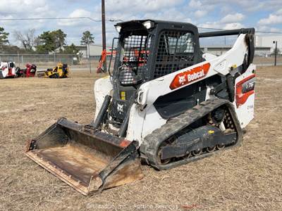 2021 Bobcat T76 Skid Steer Track Loader Crawler Aux Hydraulics Bucket bidadoo