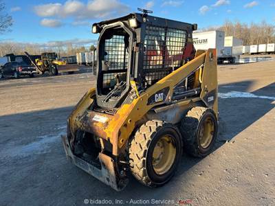 2015 Caterpillar 226B3 Skid Steer Wheel Loader Aux Hydraulics Q/C Diesel bidadoo