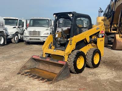 2019 Caterpillar 226D Skid Steer Wheel Loader Bucket Auxiliary Hydraulic bidadoo