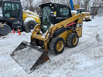 2015 Caterpillar 236D Skid Steer Wheel Loader Cab Bucket Aux Hyd A/C bidadoo