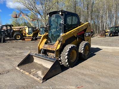2016 Caterpillar 236D Skid Steer Wheel Loader Enclosed Cab bidadoo -Repair