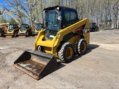 2014 Caterpillar 236D Skid Steer Wheel Loader Enclosed Cab Bucket Aux bidadoo