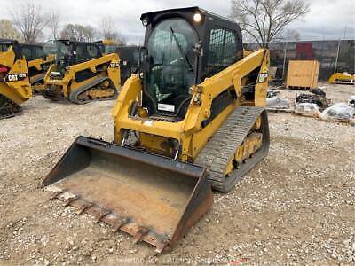 2018 Caterpillar 239D Skid Steer Track Loader Crawler Cab Hyd Q/C Aux ...