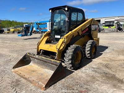 2017 Caterpillar 246D Skid Steer Wheel Loader Cab A/C Aux Hyd Bucket bidadoo