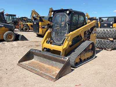 2018 Caterpillar 249D Skid Steer Crawler Track Loader Cab Aux bidadoo -Repair