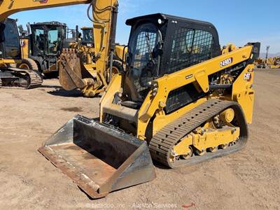 2023 Caterpillar 249D3 Skid Steer Track Loader A/C Cab Aux Hyd bidadoo -Repair