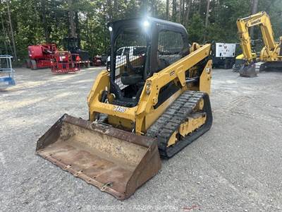 2021 Caterpillar 249D3 Skid Steer Track Loader Crawler Bucket Aux Hyd bidadoo