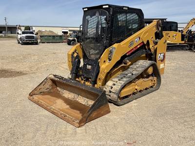 2024 Caterpillar 255 Skid Steer Track Loader Cab High Flow Q/C Bucket bidadoo