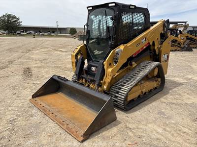 2024 Caterpillar 255 Skid Steer Track Loader Crawler Cab Hyd Q/C Bucket bidadoo