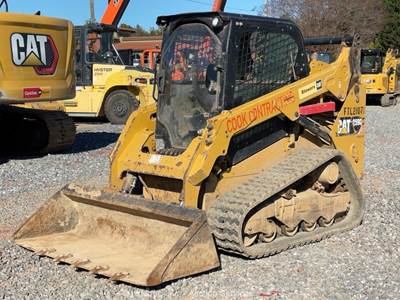 2019 Caterpillar 259D Skid Steer Track Loader Crawler Aux Cab A/C Heat bidadoo