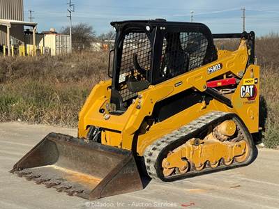 2023 Caterpillar 259D3 Skid Steer Track Loader Crawler Aux Hyd Bucket bidadoo