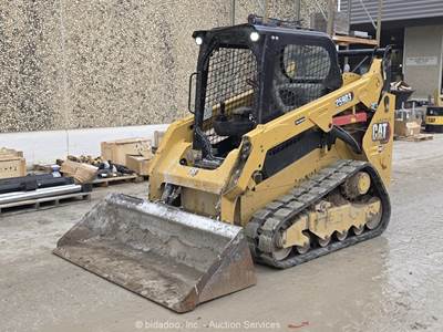 2022 Caterpillar 259D3 Skid Steer Crawler Track Loader Two Speed Aux Hyd bidadoo