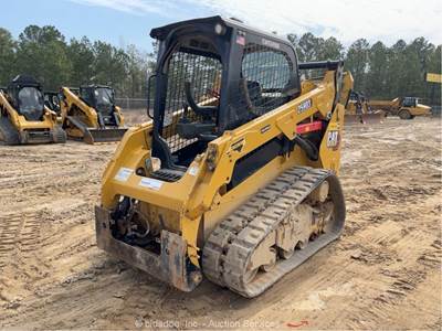 2023 Caterpillar 259D3 Skid Steer Track Loader Crawler Tractor Aux Hyd bidadoo