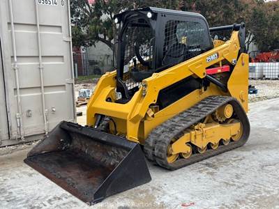2023 Caterpillar 259D3 Skid Steer Track Loader Crawler Aux Hyd Bucket bidadoo