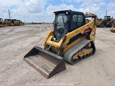 2023 Caterpillar 259D3 Skid Steer Track Loader A/C Cab Aux Hyd Bucket bidadoo