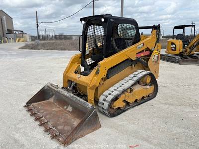 2023 Caterpillar 259D3 Skid Steer Track Loader Crawler Bucket Aux Hyd bidadoo