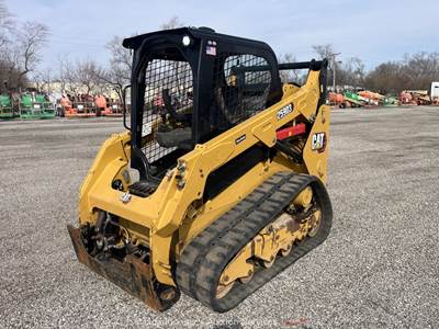 2023 Caterpillar 259D3 Skid Steer Track Loader Crawler Tractor Aux Hyd bidadoo