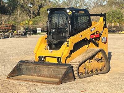 2023 Caterpillar 259D3 Skid Steer Track Loader Crawler Hyd Cab Bucket bidadoo