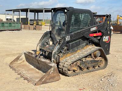 2023 Caterpillar 259D3 Skid Steer Track Loader Crawler Bucket Cab Aux bidadoo