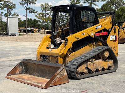 2023 Caterpillar 259D3 Skid Steer Track Loader Crawler Aux Hyd Bucket bidadoo