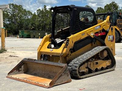 2023 Caterpillar 259D3 Skid Steer Track Loader Crawler Aux Hyd Bucket bidadoo