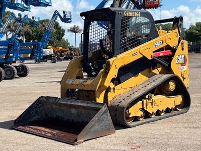 2021 Caterpillar 259D3 Skid Steer Track Loader Crawler Aux Hyd Bucket bidadoo