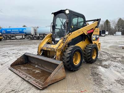 Caterpillar 262D Skid Steer Wheel Loader Enclosed Cab Bucket Aux bidadoo -Repair