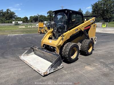 2020 Caterpillar 262D3 Skid Steer Wheel Loader A/C Cab Diesel High Flow bidadoo