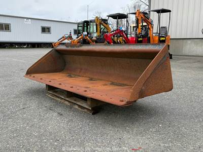 Caterpillar 279-5376 Skid Steer Wheel Loader Flat Edge Bucket Attachment bidadoo