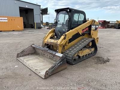 2017 Caterpillar 279D Skid Steer Track Loader Cab Crawler High Flow Aux bidadoo