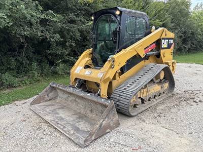 2017 Caterpillar 279D Skid Steer Track Loader Crawler Aux Hyd Q/C Bucket bidadoo