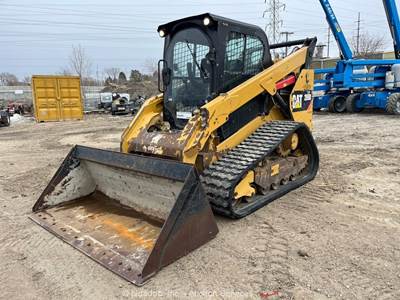 2016 Caterpillar 289D Skid Steer Track Loader Cab Crawler Hyd QC A/C bidadoo
