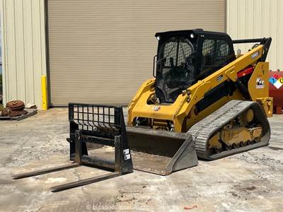 2023 Caterpillar 289D3 Skid Steer Track Loader Cab Crawler Bucket Forks bidadoo