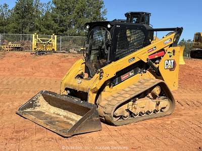 2022 Caterpillar 289D3 Skid Steer Track Loader Cab Crawler Cab Hyd Q/C bidadoo