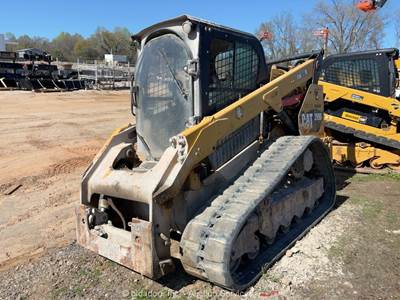 2014 Caterpillar 299D Skid Steer Track Loader Cab Crawler 2 Speed A/C bidadoo