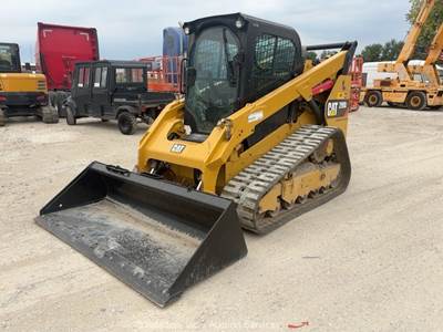2019 Caterpillar 299D2 Skid Steer Track Loader High Flow Cab A/C Hyd Q/C bidadoo