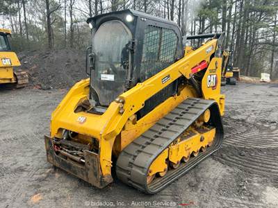 2024 Caterpillar 299D3 Skid Steer Track Loader Crawler Cab Aux Hyd Q/C bidadoo