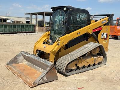 2023 Caterpillar 299D3 Skid Steer Track Loader Crawler Cab Aux Hyd Q/C bidadoo