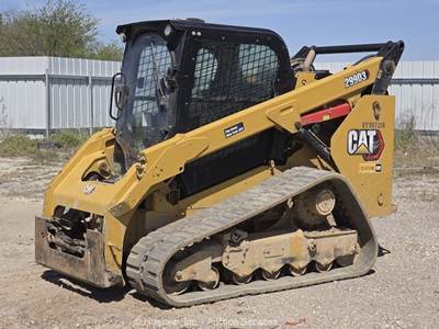2022 Caterpillar 299D3 Skid Steer Track Loader Cab Crawler High Flow XPS bidadoo