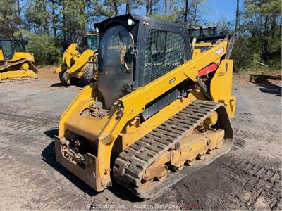 2022 Caterpillar 299D3 Skid Steer Track Loader Crawler Cab Aux Hyd Q/C bidadoo