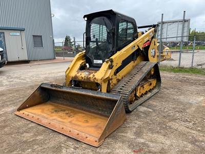 2021 Caterpillar 299D3 Skid Steer Track Loader Crawler Cab Aux Hyd Q/C bidadoo