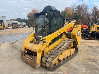 2022 Caterpillar 299D3XE Skid Steer Crawler Track Loader A/C High Flow bidadoo