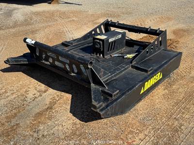 Extreme 66'' Skid Steer Hydraulic Rotary Attachment Brush Cutter bidadoo