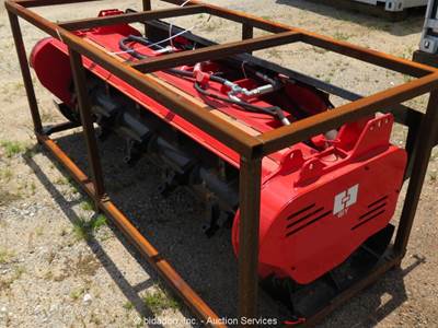 2025 GIYI 66" Forestry Mulcher Hydraulic Skid Steer Attachment bidadoo -New
