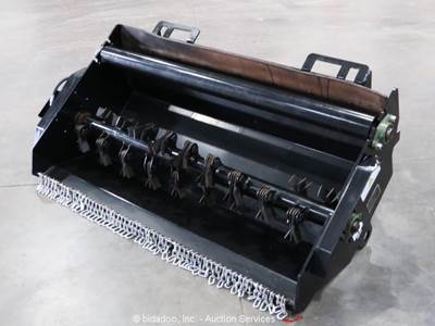 GIYI GY-FM57 57" Rotary Flail Mower Hydraulic Skid Steer Attachment bidadoo -New