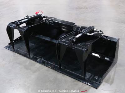 GIYI GY-PG72C Grapple Plate Grabber Hydraulic Skid Steer Attachment bidadoo -New