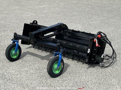 GIYI GY-PR71 Power Box Harley Rake Hydraulic Skid Steer Attachment bidadoo -New