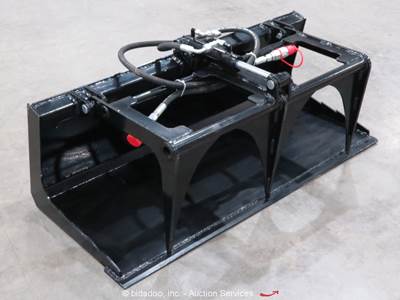 GIYI GYX-PG44C Grapple Plate Grabber Hyd Mini Skid Steer Attachment bidadoo -New